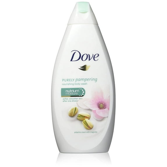 Dove Purely Pampering Body Wash, Pistachio Cream with Magnolia, 16.9 Ounce (Each)