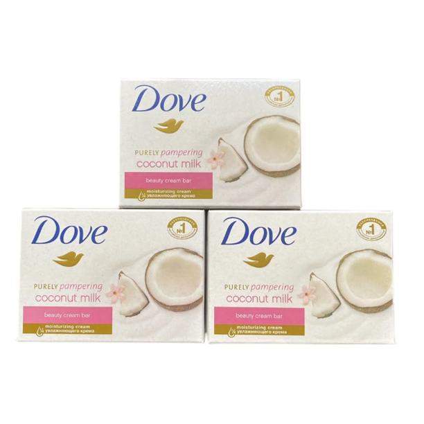 Dove Purely Pampering Coconut Milk Bar 135G (Pack Of 3)