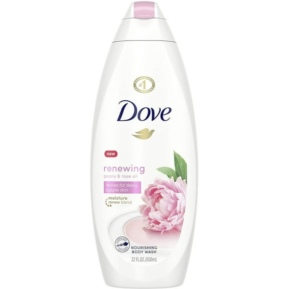 Dove Purely Pampering Nourshing Body Wash, Sweet Cream & Peony 22 oz (Pack of 3)