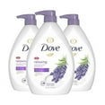 thumbnail image 1 of Dove Relaxing Nourishing Body Wash, Lavender Oil & Chamomile, 34 fl oz (3 pack) (Bundle), 1 of 10