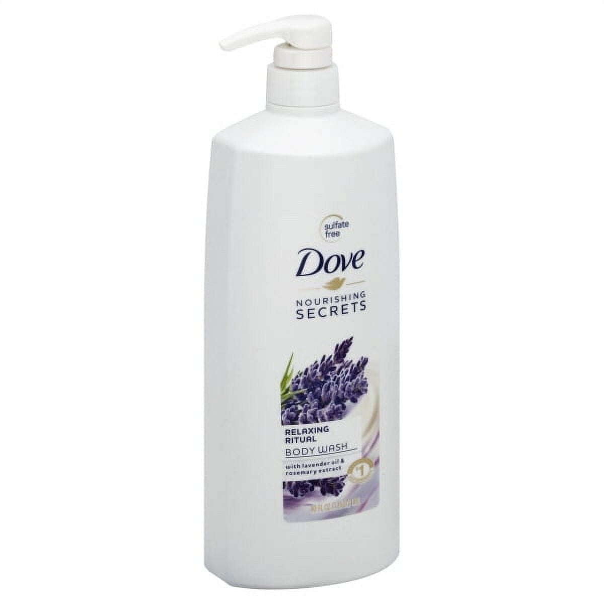 Dove Relaxing Ritual Body Wash, Lavender Oil & Rosemary (40 fl. oz