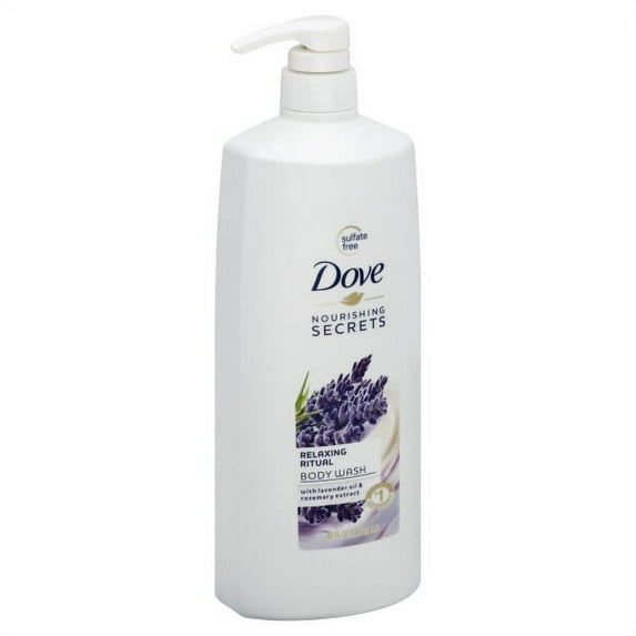 Dove Relaxing Ritual Body Wash, Lavender Oil & Rosemary (40 fl. oz.)