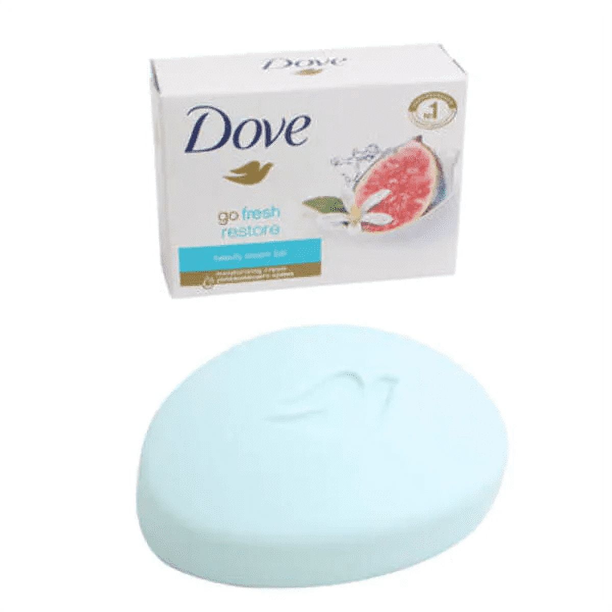 Dove Restore Bar Soap Blue Fig Orange Blossom 2 CT softer smoother skin after just one shower