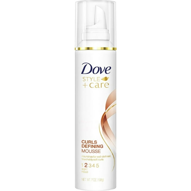 Dove STYLE+care Curls Defining Mousse, Soft Hold 7 oz (Pack of 6 ...
