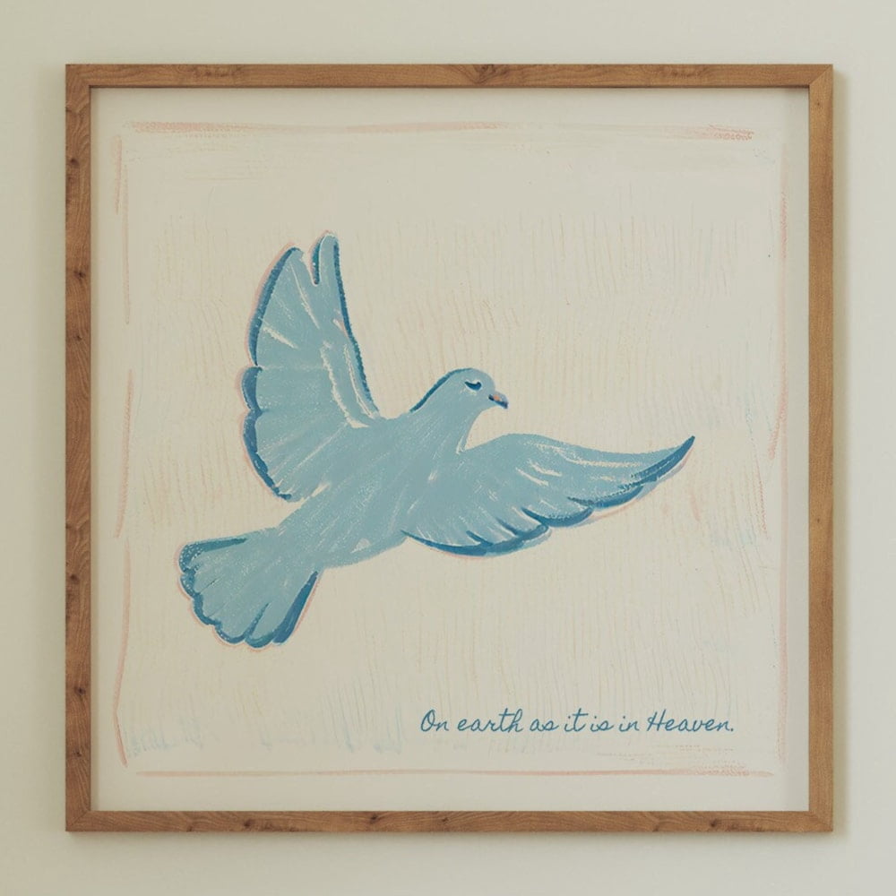 Dove Scripture Art: Christian Wall Decor Trendy Bible Verse - Walmart.com