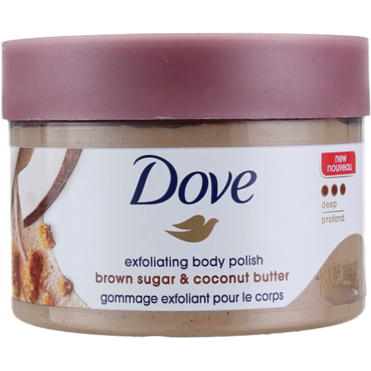 Dove Scrub For Silky Smooth Skin Brown Sugar & Coconut Butter Body