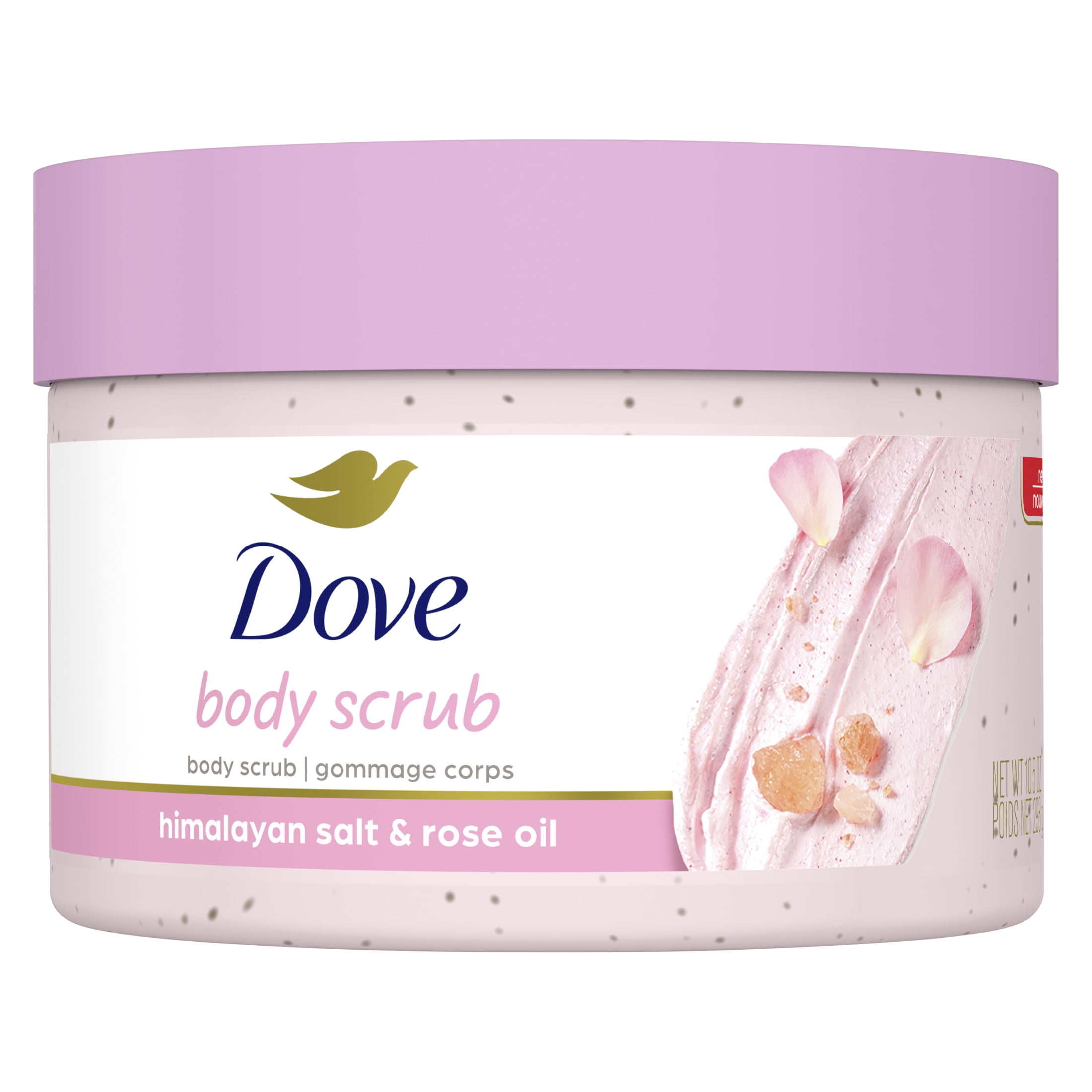 Dove Moisturizing Women’s Body Scrub for Visibly Silky-Smooth