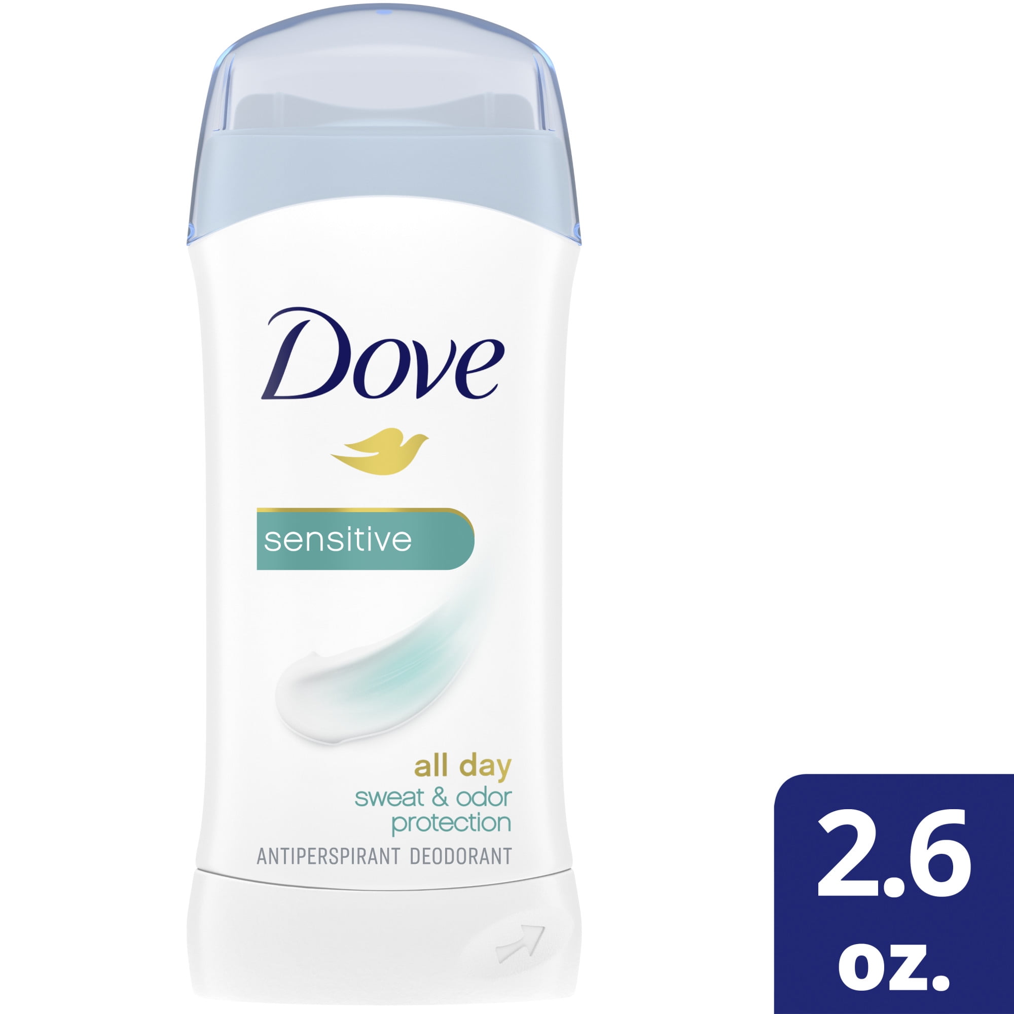 Dove Sensitive All Day & Odor Protection Antiperspirant Deodorant 2.6 oz -