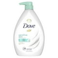thumbnail image 1 of Dove Sensitive Skin Body Wash Pump Hypoallergenic and Sulfate Free, 34 oz, 1 of 2