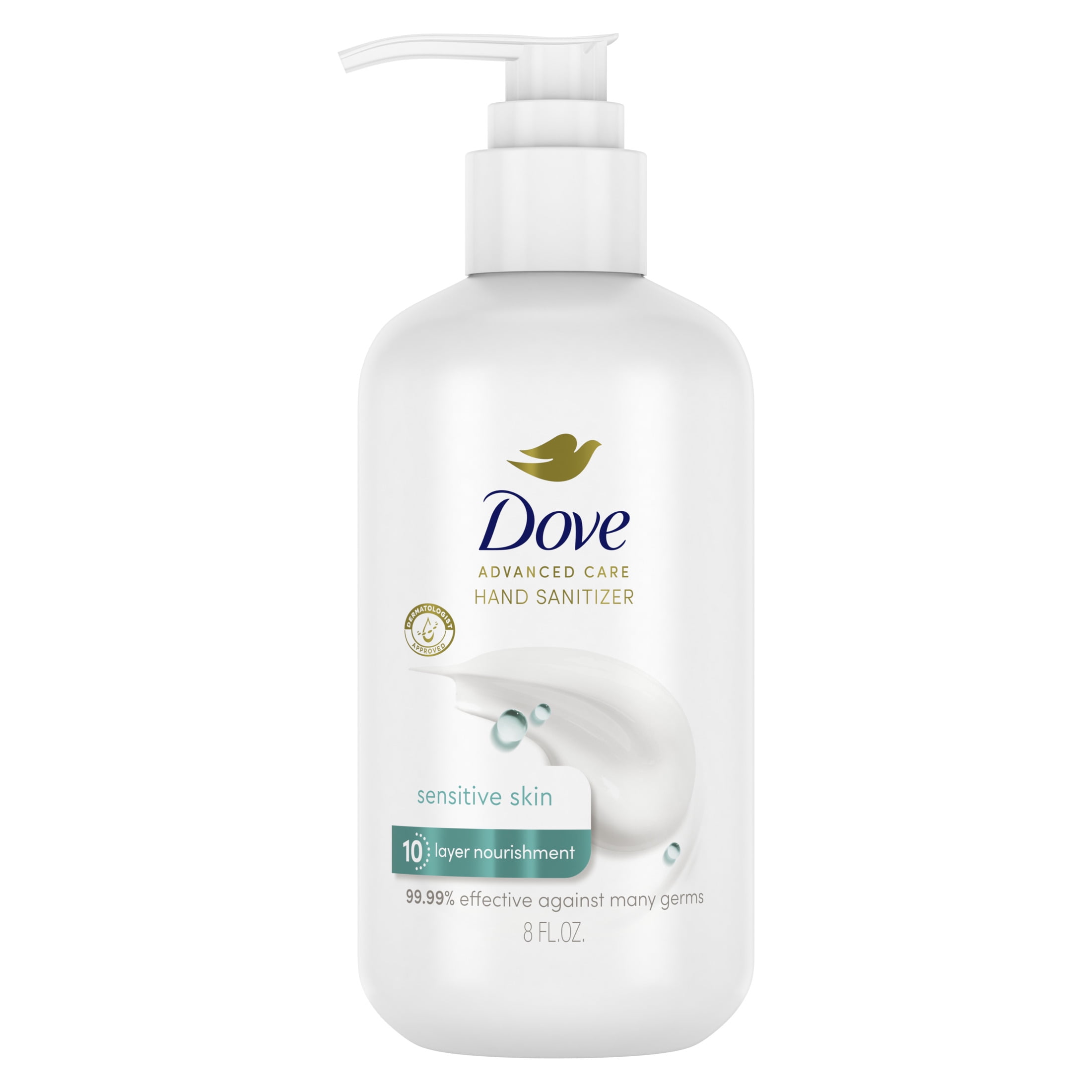 Dove Sensitive Skin Nourishing Hand Sanitizer Gel, 8 fl oz