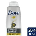 thumbnail image 1 of Dove Shampoo Clarify & Hydrate for Oily Hair With Charcoal to Purify Hair and Remove Build-up Without Stripping Hair 20.4 oz, 1 of 8