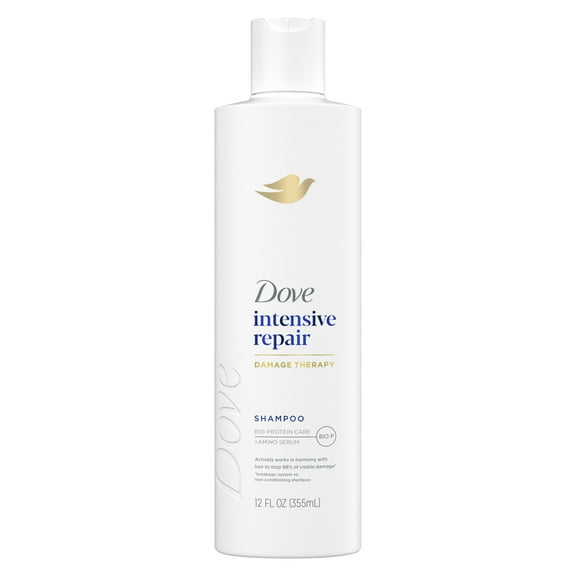 Dove Shampoo Intensive Repair with Bio-Protein Care Technology & Amino Serum, 12 oz