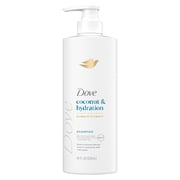 Dove Shampoo for Dry Hair Coconut & Hydration with Bio-Protein Care Technology and Coconut Oil, 18 Fl Oz