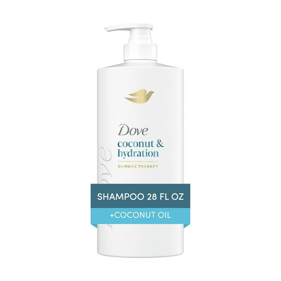 Dove Shampoo for Women Coconut & Hydration with Bio-Protein Care Technology and Coconut Oil, 28 oz