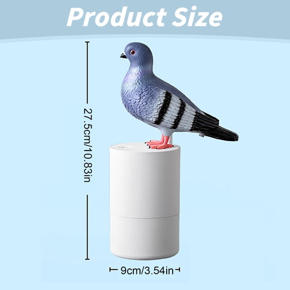 Dove Shape Touchless Automatic Soap Dispenser Smart Infrared Induction Foam Hand Washer for Bathroom Kitchen