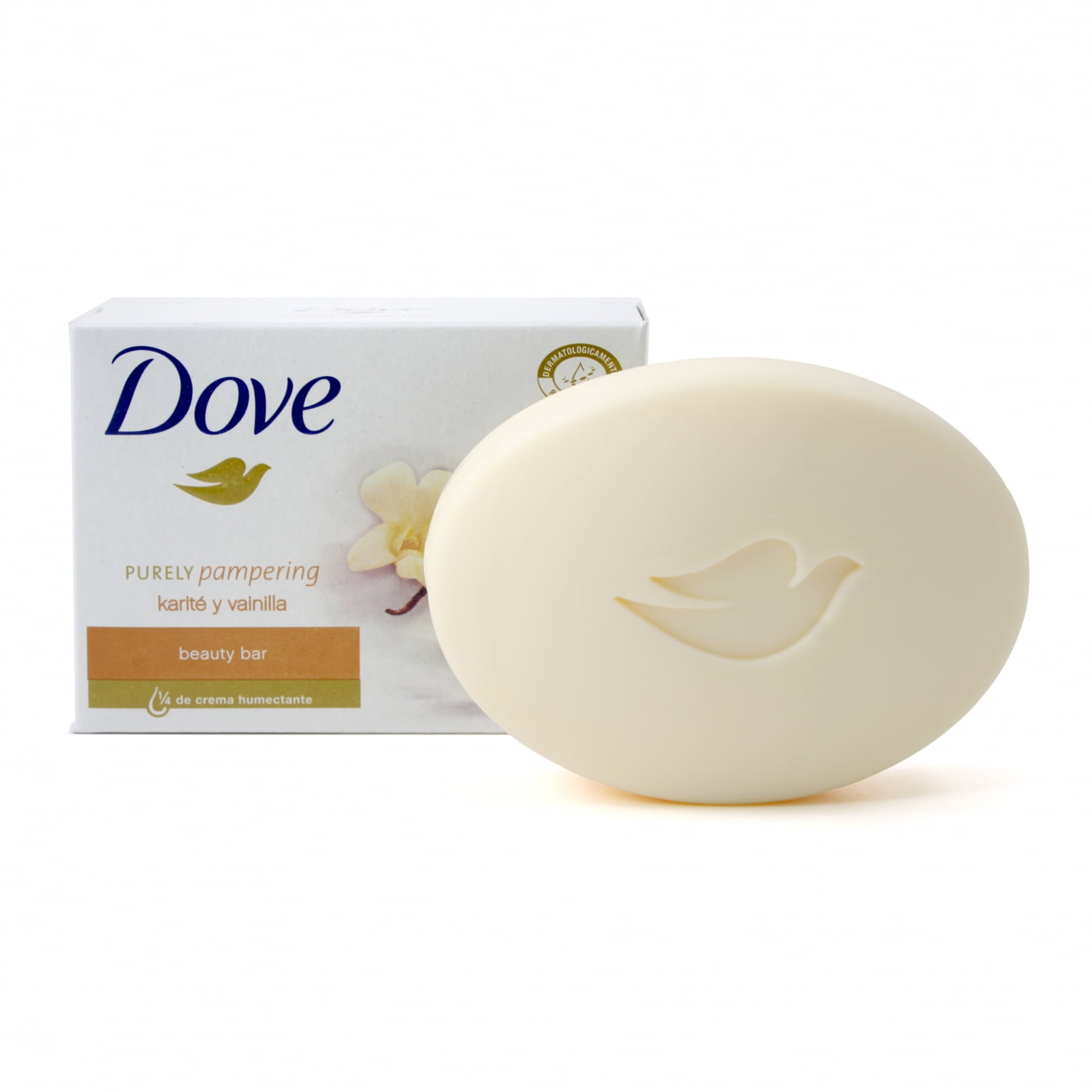 Dove Shea Butter Beauty Cream Moisturizing Bar Soap with Vanilla Scent
