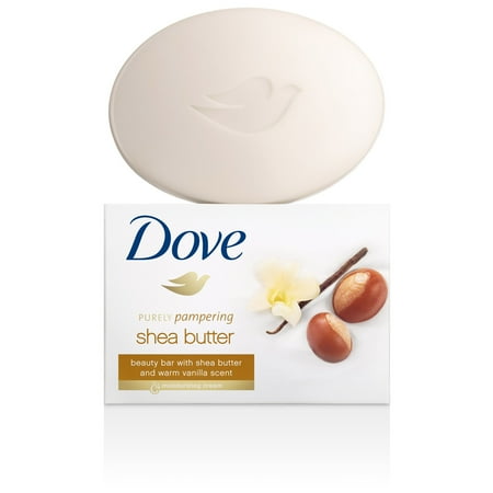 Dove Purely Pampering Beauty Bar Shea Butter 3.17 oz, 6 bar