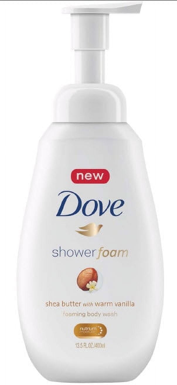 Dove Shower Foam Body Wash Shea Butter with Warm Vanilla 13.5 oz (Pack of 16)