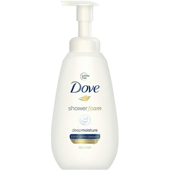 Dove Shower Foam Foaming Body Wash Deep Moisture Nutrium 13.5 oz (Pack of 6)