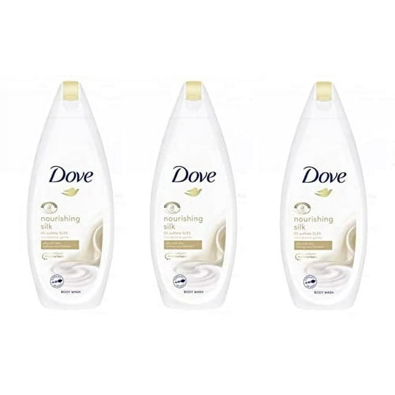 Dove Silk Glow Nourishing Body Wash, 16.9 Ounce / 500 Ml (Pack of 3)