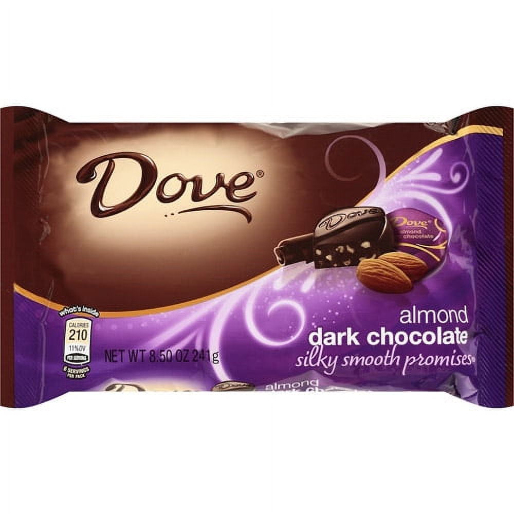 Dove Silky Smooth Promises Dark Chocolate with Almonds, 9.5 Oz
