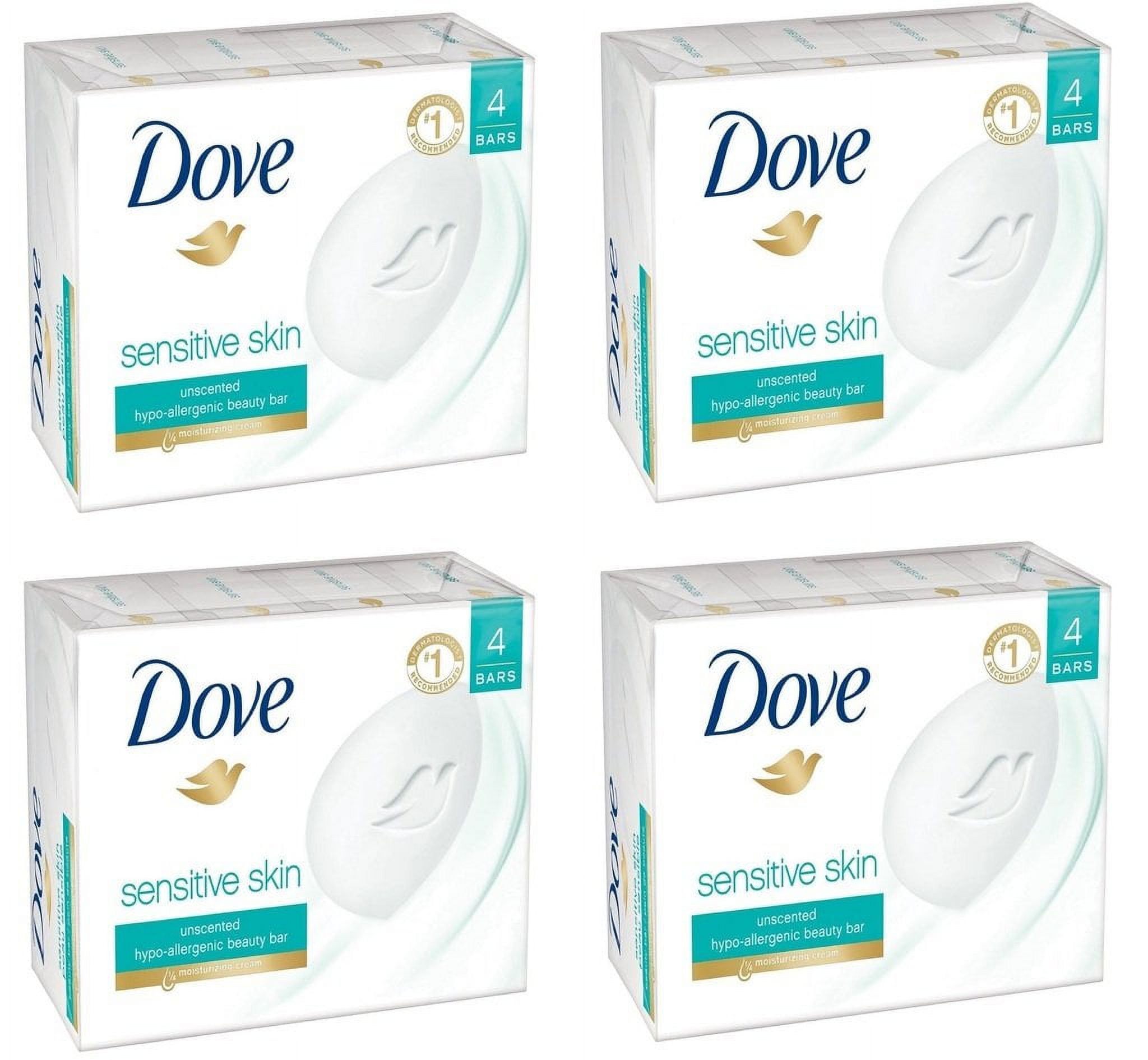Dove Sensitive Skin Unscented Bath Soap 16/4oz 775497 - South's Market