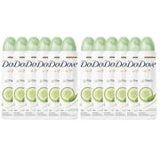 Dove Spray Cucumber Green Tea Antiperspirant Deodorant Spray 150ml -12 Pack