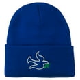 thumbnail image 1 of Dove Symbol Embroidered Long Beanie - Royal OSFM, 1 of 5