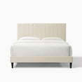 thumbnail image 1 of Dove Tufted Upholstered Platform Bed - Pearl White - Queen, 1 of 9