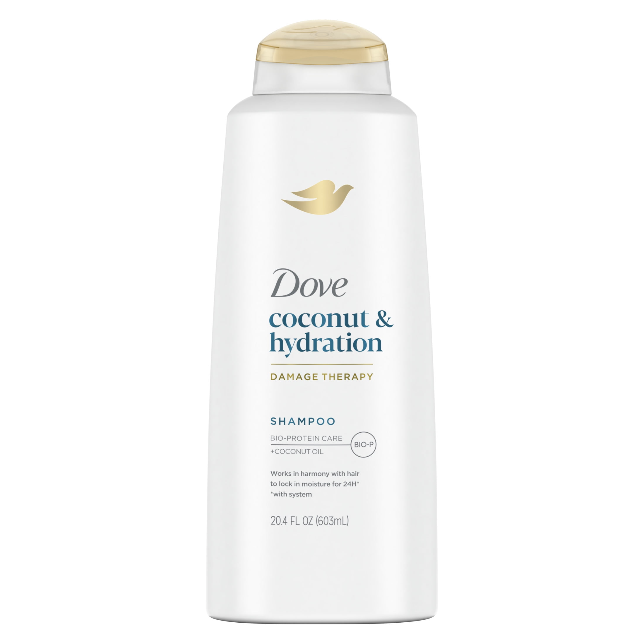 Dove Ultra Care Nourishing Daily Shampoo for Dry Hair, Coconut, 20.4 fl oz