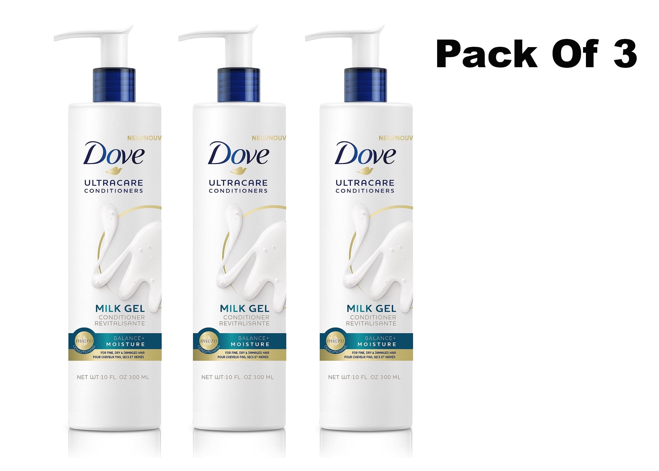 Dove UltraCare Conditioners MilkGel For Fine, Dry, Damaged Hair