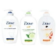 thumbnail image 1 of Dove Variety Pack Hand Wash- Shea Butter with Warm Vanilla, Deeply Nourishing and Cucumber 	& Green Tea, 8.45 Ounce, 1 of 1