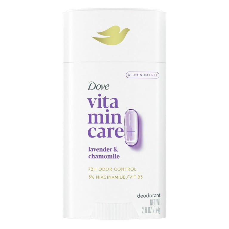 DOVE オール５ミリ　セミドライ Dove VitaminCare+ Aluminum Free Deodorant Stick for Women Lavender