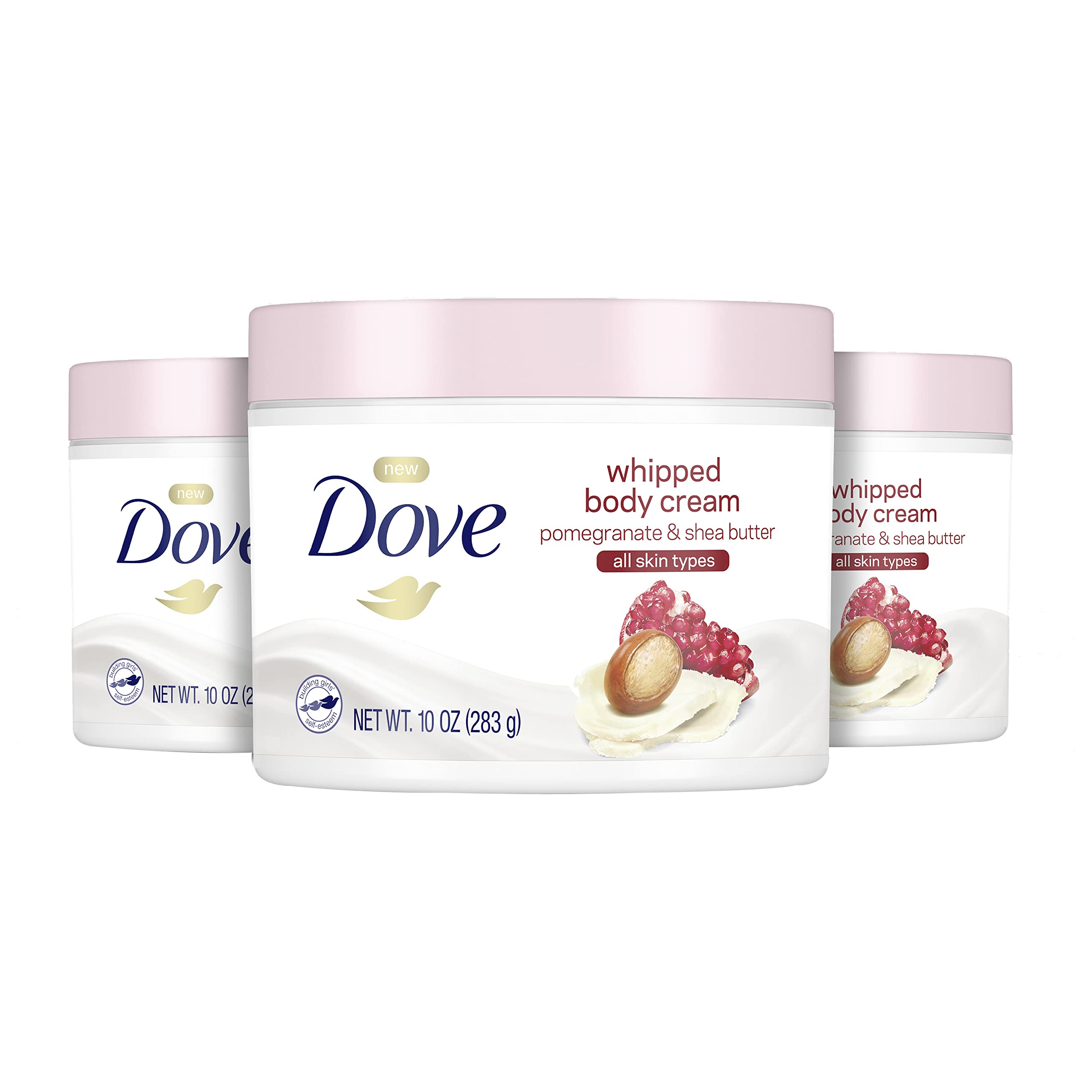 Dove Whipped Body Cream Dry Skin Moisturizer Pomegranate And Shea