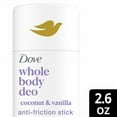 thumbnail image 1 of Dove Whole Body Deodorant Stick Aluminum Free Anti-Friction Coconut + Vanilla, 1 of 5