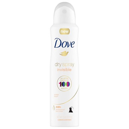 Dove deodorant Crystal Touch Invisible Dry Spray Antiperspirant Deodorant 48 H, 3.8 Ounce