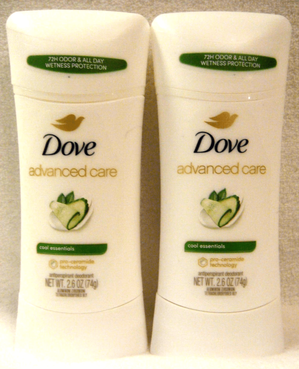 Dove go fresh Antiperspirant Deodorant, Cool Essentials 2.6 oz, Twin Pack
