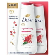 Dove Rejuvenating Liquid Body Wash Pomegranate and Hibiscus Tea, 20 oz, 2 Count