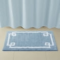 thumbnail image 1 of Dovelina 100% Medium Pile Cotton Tufted Bath Rug, Blue, 20"W x 30"L, 1 of 7
