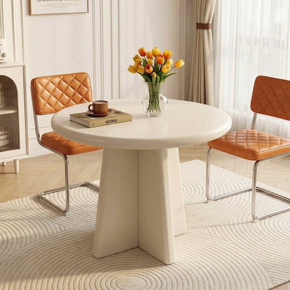 Dovelina 31.5" Round Dining Table for 2-4 People, Modern Kitchen Table for Home Apartment, Small Space, Dining Nook