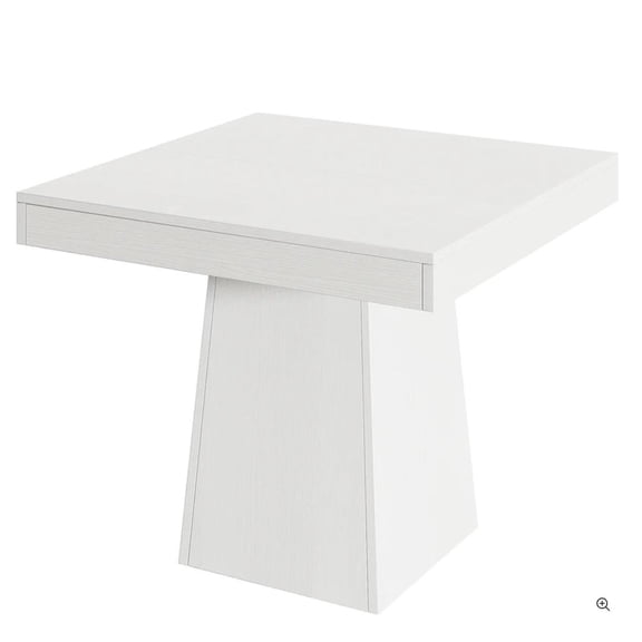 Dovelina 31.5" Square Farmhouse Dining Table, 4-Seater Kitchen Table, Waterproof Small Space Dinner Table for Dining Room, Kitchen