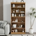 thumbnail image 1 of MAYEERTY 41"x31"x16" Doorless Storage Wood Cabinet for Living Room, Natural Wood, 1 of 7