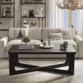 thumbnail image 1 of MAYEERTY 55” Rectangular Coffee Table, Black, 1 of 10