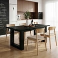 thumbnail image 1 of Dovelina 63" Rectangular Dining Table for 6-8 People, Modern Farmhouse Wooden Kitchen Table for Large Dining Room, Home, 1 of 7
