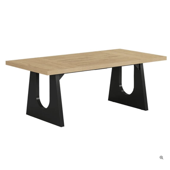 Dovelina 70" Rectangular Dining Table, 6-8 Seater Modern Kitchen Table for Large Spaces, Dining Room, Home, Restaurant