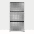 thumbnail image 1 of MAYEERTY 72"x35"x16" Outdoor Privacy Screen with Stand Metal Balcony Decorative Screen,Black, 1 of 10