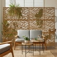 thumbnail image 1 of MAYEERTY 76 in x47 in Decorative Privacy Screen Outdoor Divider with Stand, 1 of 5