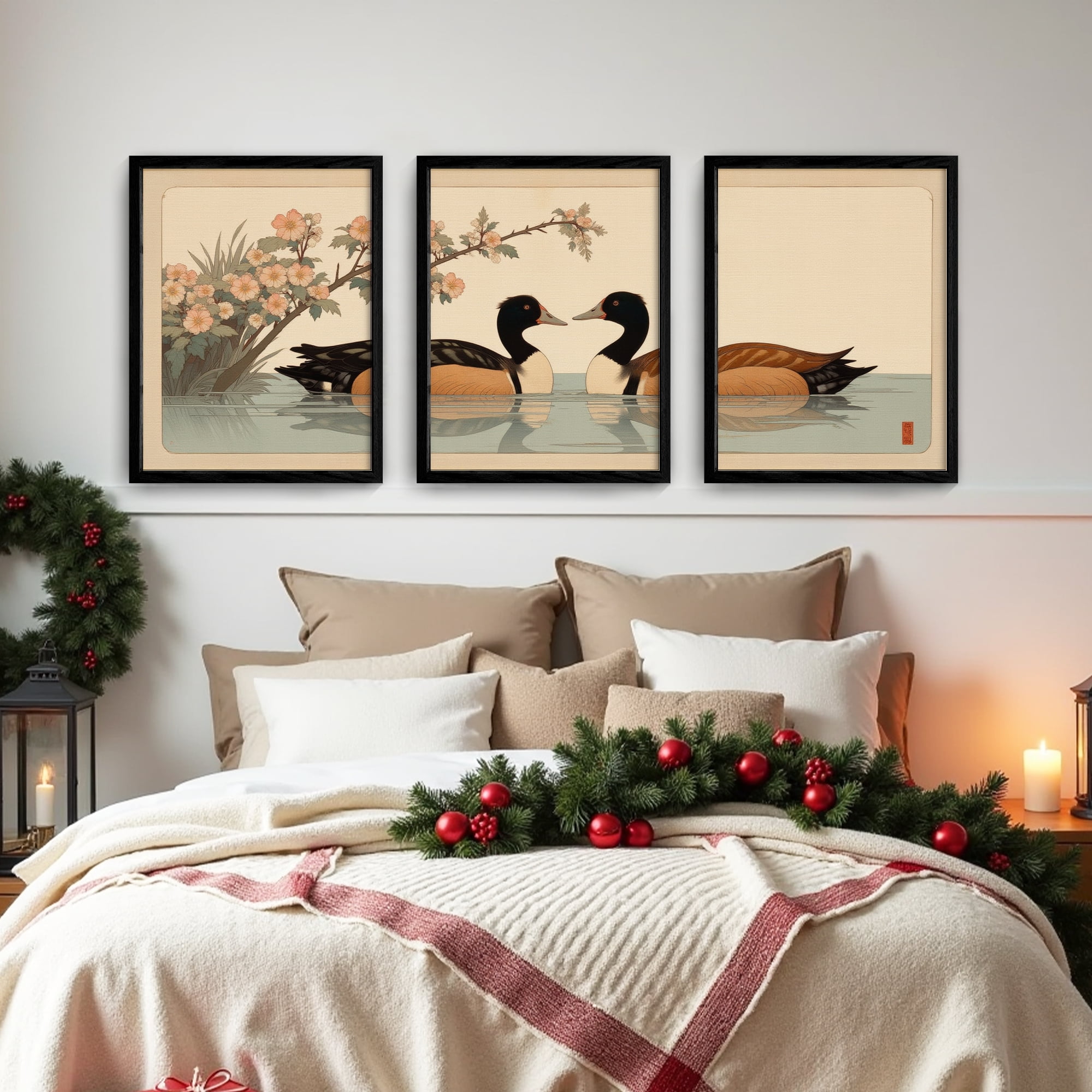 MAYEERTY Modern Abstract Wall Art Painting, Living Room Decor, Black MDF Frame, 23.6"x15.8"