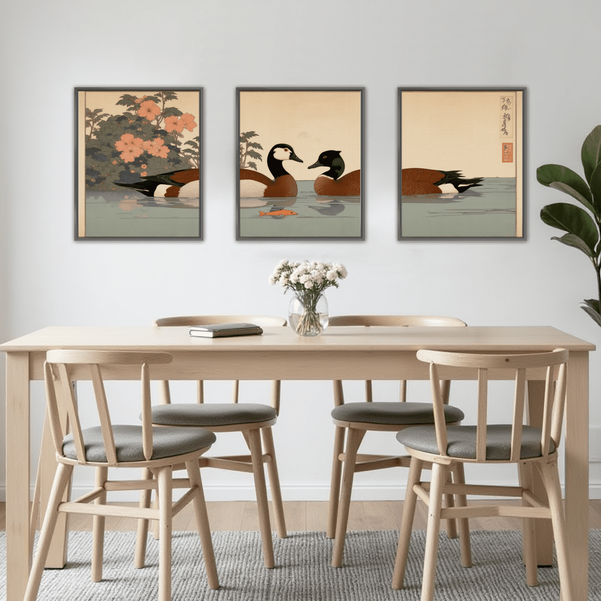 MAYEERTY Modern Abstract Wall Art Painting, Living Room Decor, Black Aluminum Alloy Frame, 7.87"x9.84"