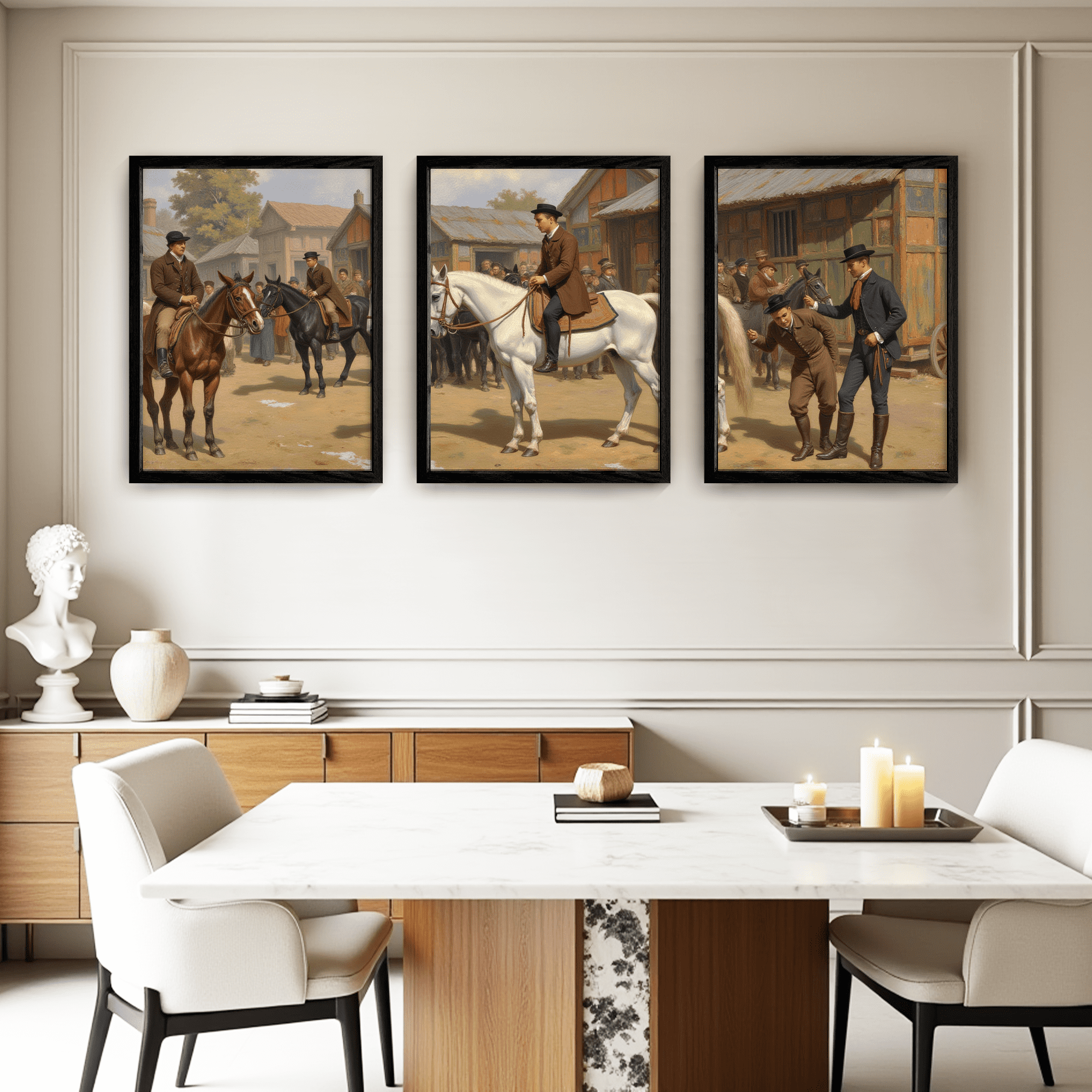 MAYEERTY Modern Abstract Wall Art Painting, Living Room Decor, Black MDF Frame, 7.87"x9.84"